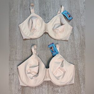 VANITY FAIR 4-WAY STRETCH FULL FIGURE BRA SIZE 44DDD (BUNDLE OF 2)